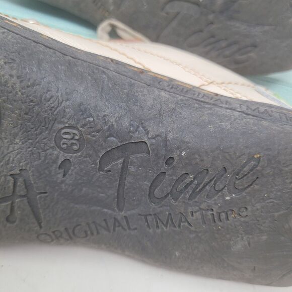 TMA Eyes Time Multicolor Lace Up Leather Walking Sneaker Shoes Women's 8 GERMANY - Picture 9 of 10